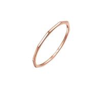 Elli Anillo solitario aniversario de mujer con Oro Bicolor 18 k (750) - Tamaño 12