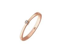 Elli Anillo Solitario Aniversario de Mujer con Plata - Tamaño 14