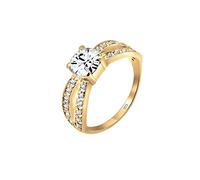 Elli Anillos Damas con Glamour de Cristal en Plata Esterlina 925