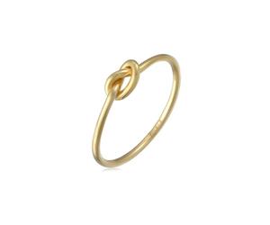Elli Anillos Mujer en Diseño de Cruz Pequeño de Oro Amarillo de 9 Quilates (375)