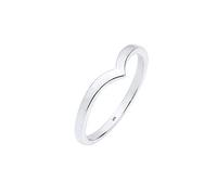 Elli Anillos Mujeres V-Forma Apilamento Tendencia en Plata de Ley 925