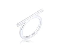 Elli anillos para mujer con diseño minimalista geométrico, elegante y atrevido motivo inspirado en las blogueras, fabricado en plata de ley de 925