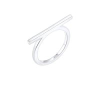 Elli anillos para mujer con diseño minimalista geométrico, elegante y atrevido motivo inspirado en las blogueras, fabricado en plata de ley de 925