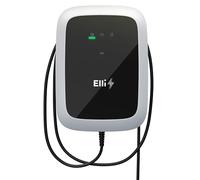 Elli Charger Pro 2045384 Wallbox Cargador | 11 kW | 7,5 m tipo 2 cable | RFID | MID | LAN/WLAN/SIM | OCPP/EEBus | Protección CC | apto para todos los coches eléctricos / híbridos tipo 2