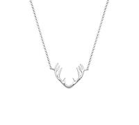 Elli Collar Colgante de asta de reno para mujer en plata de ley 925