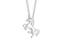 Elli Collar de mujer unicornio mágico en plata de ley 925, sin gema