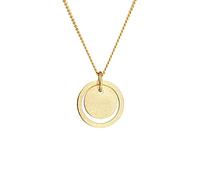 Elli Collar de plata de ley 925, colgante de placa, mate, cadena de mujer, regalo para mujeres, niñas, mamá, novia, cadena de plata, longitud 45 cm, 450, Plata esterlina, sin gema