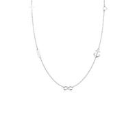 Elli Collar de plata de ley 925 con corte Xilion para mujer