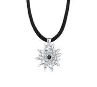 Elli - Collar de plata de ley con cristal