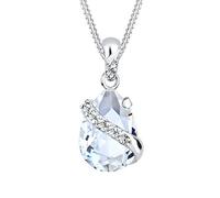 Elli - Collar de plata de ley con cristal