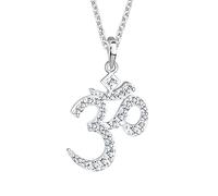 Elli - Collar de plata de ley con cristal