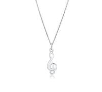 Elli Collares Mujeres Colgante Símbolo de la Clave en Plata de Ley 925