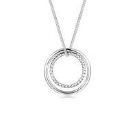 Elli Collar Mujer Colgante de Anillo Elegante en Plata de Ley 925