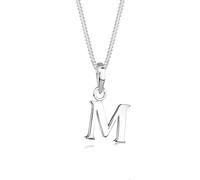 Elli Collar Mujer Colgante Letra M Filigrana en Plata de Ley 925