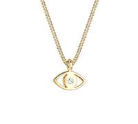 Elli Collar Mujer Colgante Mal de Ojo Filigrana y Cristal en Plata de Ley 925
