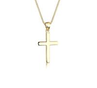 Elli Collar Mujer Cruz Colgante Clásico en Plata Esterlina 925