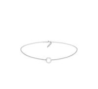 Elli Collares Mujeres Gargantilla Círculo Tendencia Geo en Plata de Ley 925
