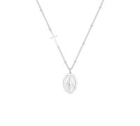Elli Collar para mujer de @lleennyyy con colgante de imagen de María y cruz en plata de ley 925