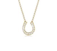 Elli Collar para mujer de plata de ley 925 con, Corte facetado, Circonia cúbica