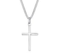 Elli Collares - Cadena para mujer con colgante de corazón, diseño básico, fabricada en plata de ley de 925
