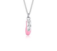Elli Collares - Cadena para niña con colgante con forma de zapatos de baile, elegante y discreta, fabricada en plata de ley de 925