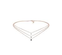 Elli Collares Capa de gargantilla para damas con cristales en plata esterlina 925