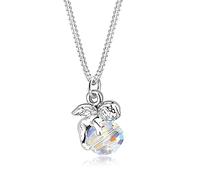 Elli Collares Mujeres Colgante Ángel con Cristal en Plata de Ley 925
