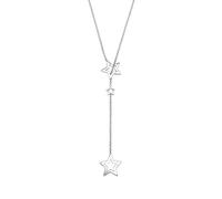 Elli Collares Mujeres Cadena en Y Estrella Colgante de en Plata de Ley 925