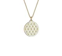 Elli Collares Mujer de Adorno de la Flor de la Vida en Plata Esterlina 925