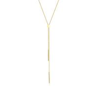 Elli Collares Mujeres Cadena en Y Geo Barra Básico Tendencia Blogger en Plata de Ley 925