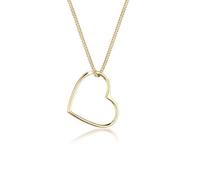 Elli Collares Mujeres Colgante Corazón Básico en Plata de Ley 925