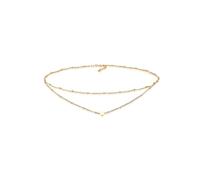 Elli Collares Mujeres Gargantilla Look en Capas Corazón Tendencia en Plata de Ley 925