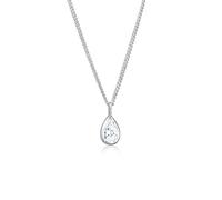 Elli Collares Mujeres Gota Colgante Sencillo con Circonita en Plata de Ley 925