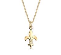 Elli Collares Mujeres Lirio Colgante Clásico en Plata de Ley 925