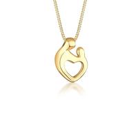 Elli Collares Mujeres Madre Hijo Corazón Relación en Plata de Ley 92