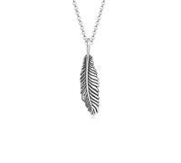 Elli Collares Óxido de Plumas de Hombre en Plata Esterlina 925
