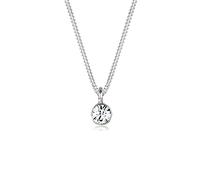 Elli Collares Mujeres Solitario Básico de Mujeres con Cristal en Plata de Ley 925