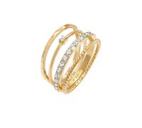 ELLI Conjunto de joyería 'Kristall' oro / transparente 54 oro / transparente