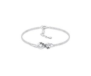 Elli DIAMONDS Pulsera Mujeres Símbolo del Infinito con Diamante (1,95 ct.) en Plata de Ley 925