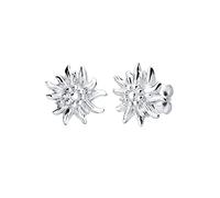 Elli Earrings Women Chain Pendant Filigree with Swarovski Crystals in 925 Sterling Silver