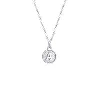Elli Initials Plaquetas Letra A Minimal en Plata de Ley 925