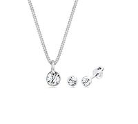 Elli Jewelry Set Women Elegant with Crystals in 925 Sterling Silver