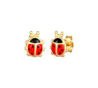 ELLI Joyería 'Marienkäfer' oro / rojo / negro One Size EUR