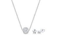 Elli Juego de joyas de mujer con plata, cristal, 45 cm