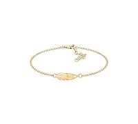 Elli Pulseras Mujeres Pluma Colgante Festival Boho Básico en Plata de Ley 925