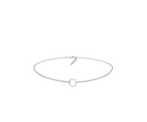 Elli Necklace Women Circle Cut Out Filigree in 925 Sterling Silver