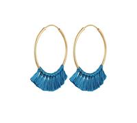 ELLI Pendientes 'Boho' azul / oro One Size azul / oro