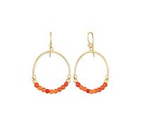 ELLI Pendientes 'Boho' oro / rojo One Size EUR