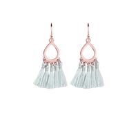 ELLI Pendientes 'Boho' oro rosa / gris One Size EUR