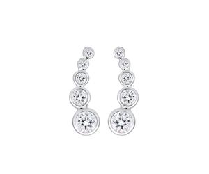 ELLI Pendientes 'Climber' plata One Size plata